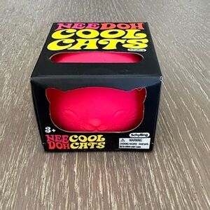 Needoh Cool Cats Pink Squishy Toy by